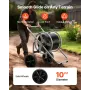 VEVOR Water Hose Reel Cart, 6096/9144 cm High-Pressure Garden Hose Cart, Hoses Reel Carts with Two Wheels, Handle & Heavy-Duty M