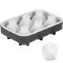 Ice Ball Maker Silicone Ice Cube Bakke med Låg 2 pakker Whisky