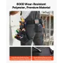 Tool Belt, 18 Pockets Professional Tool Pouch for Men, Heavy Duty Adjustable Utility Belt Detachable Work Bag for Electrician, C