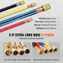 4 Way AC Gauge - AC Manifold Gauge Set til R134A R22 R12 R410A