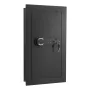 VEVOR Wall Safe, 3-Tier Hidden Wall Mounted Safe with Password & Key, Q235 Cold-Rolled Steel In-Wall Box with LED Lighting, 2 Ad