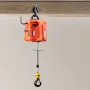 3-in-1 Electric Hoist Winch, 700 kg Capacity, 1500W Portable Power Winch Crane, 7.6 m Lifting Height, 5 m/min with Manual, Wired