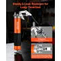 VEVOR Grease Gun, 8000 PSI High Pressure, Heavy Duty Pistol Grip Grease Gun Kit with 0.4 L Capacity, Includes 46 cm Flex Hose, 1