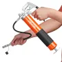VEVOR Grease Gun, 8000 PSI High Pressure, Heavy Duty Pistol Grip Grease Gun Kit with 0.4 L Capacity, Includes 46 cm Flex Hose, 1