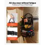 Værktøjstaske med bælte, 14 lommer Professionel