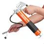 VEVOR Grease Gun, 8000 PSI, Pistol Grip Grease Gun Kit with 0.4 L Capacity, Includes 46 cm Flex Hose, Double Handle Grease Coupl