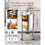 rustfrit stål konisk gæringsbeholder, 16 Gal/60L
