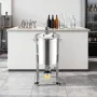 VEVOR Stainless Steel Conical Fermenter, 16 Gal/60L Home Brewing Fermenation Tank, Brew Bucket Fermentor with Conical Bottom, 3 