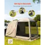 VEVOR Screen House Tent, 1825 x 1825 x 2200 mm, 4-6 Person Pop Up SUV Tailgate Tent, Portable Screened in Canopy with Carry Bag,