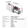 VEVOR 7 L Hydraulic Power Unit, Single Acting Dump Trailer Pump, 22 MPa Max Relief Pressure & 3.4 L/min Flow Rate, DC 12V Hydrau
