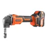 Cordless Metal Nibbler, with 20 V 4000 mAh Battery, 2200 RPM Efficient Brushless Motor, Electric Nibbler Metal Cutter with Plast