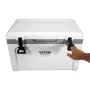 Insulated Portable Cooler, 52 qt, Holds 50 Cans, Ice Retention Hard Cooler with Heavy Duty Handle, Ice Chest Lunch Box for Campi