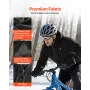 VEVOR Heated Jacket Hoodie til Mænd Damer, Opvarmet Sweatshirt Unisex Full-Zip med 7,4V 16000mAh Power Bank Pack, 5 Varmezoner,