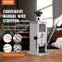Manual Wire Stripping Machine, 1.5mm-40mm Copper Stripper with Hand Crank or Drill Powered, Visible Stripping Depth Reference, P