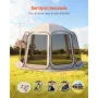 Screen House Telt, 3660 x 3380 x 2300 mm, 10-12 personer Pop Up