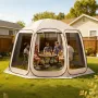 Screen House Telt, 3660 x 3380 x 2300 mm, 10-12 personer Pop Up