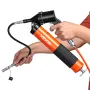 VEVOR Grease Gun, 6000 PSI High Pressure, Heavy Duty Pistol Grip Grease Gun Kit with 0.4 L Capacity, Includes 45.7 cm Flex Hose,