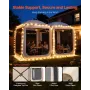 Screen House Telt, 3660 x 1825 x 2200 mm, 2 i 1 Pop Up Screen