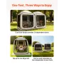 Screen House Telt, 3660 x 1825 x 2200 mm, 2 i 1 Pop Up Screen