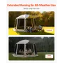 Screen House Telt, 3660 x 3380 x 2300 mm, 10-12 personer Pop Up