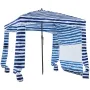 Beach Cabana, 1,83 x 1,83 m strandhytte med sidevæg, UPF 50+