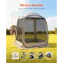 VEVOR Screen House Tent, 1825 x 1825 x 2200 mm, 4-6 Person Pop Up Screen Tent, Portable Screened in Canopy with Carry Bag, Netti