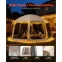 Screen House Telt, 4500 x 4250 x 2450 mm, 12-15 personer Pop Up