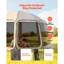 Screen House Telt, 4500 x 4250 x 2450 mm, 12-15 personer Pop Up