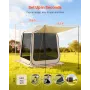 VEVOR Screen House Tent, 1825 x 1825 x 2200 mm, 4-6 Person Pop Up Screen Tent with Extended Awning, Portable Screened in Canopy 
