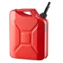 Metal Fuel Container, 20 L, Fuel Jerry Can with Spout and Comfort Handle, 6 L/min Max Flow Rate, Leakproof & Corrosion-resistant