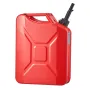 Metal Fuel Container, 20 L, Fuel Jerry Can with Spout and Comfort Handle, 6 L/min Max Flow Rate, Leakproof & Corrosion-resistant