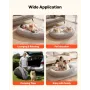 Human Dog Bed, 51.97 x 33.86 x 9.45 inch Orthopedic Memory Foam Human Sized Dog Bed, Humans Pet Beds with Side Pocket, Handle & 