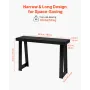 VEVOR 118 cm Console Table, Modern Desk Behind the Couch, Wooden Rectangle Entrance Desk, Narrow Long Sofa Table Accent Stand fo