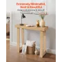 91.5 cm Console Table, Modern Desk Behind the Couch, Wooden Rectangle Entrance Desk, Narrow Long Sofa Table Accent Stand, Ideal 