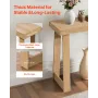 VEVOR 91,5 cm konsolbord, moderne skrivebord bag sofaen, trærektangel-indgangsbord, smalt langt sofabord med accentstativ,