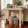 91.5 cm Console Table, Modern Desk Behind the Couch, Wooden Rectangle Entrance Desk, Narrow Long Sofa Table Accent Stand, Ideal 