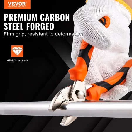 Pliers Set, 8-Piece, High Carbon Steel, 30.5cm/25.4cm/20.3cm Groove Joint Pliers, 20.3cm Linesman's Pliers, 15.2cm Slip Joint Pl