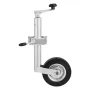 Trailer Jack with Wheel, 150 kg Load Capacity, Heavy Duty Bolt-on Trailer Tongue Jack with Single Wheel & Ergonomic Handle, 230 