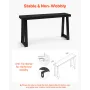140 cm konsolbord, moderne skrivebord bag sofaen
