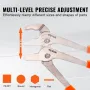 Pliers Set, 8-Piece, High Carbon Steel, 30.5cm/25.4cm/20.3cm Groove Joint Pliers, 20.3cm Linesman's Pliers, 15.2cm Slip Joint Pl