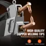 Portable Spot Welder, 4mm Thick Spot Welder Machine with 8.1KVA Input Capacity, 4200A Electric Metal Sheet Welding Machine Handh