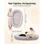 menneskelig hundeseng, 67,32 x 39,37 x 9,4 tommer ortopædisk