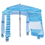 Beach Cabana, 1,83 x 1,83 m strandhytte med sidevæg, UPF 50+