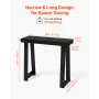91,5 cm konsolbord, moderne skrivebord bag sofaen