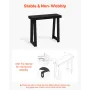 91,5 cm konsolbord, moderne skrivebord bag sofaen
