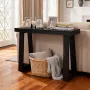 VEVOR 91.5 cm Console Table, Modern Desk Behind the Couch, Wooden Rectangle Entrance Desk, Narrow Long Sofa Table Accent Stand, 