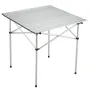 Folding Camping Table, Outdoor Portable Side Tables, Lightweight Fold Up Table, Aluminum Ultra Compact Work Table with Carry Bag
