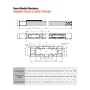 Linear Guide Rail, Belt Drive, CNC Linear Motion Stage Actuator, with Nema34 Stepper Motor, 600 mm Stroke Work Size, High Speed 