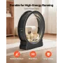Cat træningshjul, 132 cm trækatteløbehjul til indendørs killing