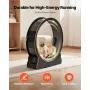 Cat træningshjul, 120 cm træ katteløbehjul til indendørs katte